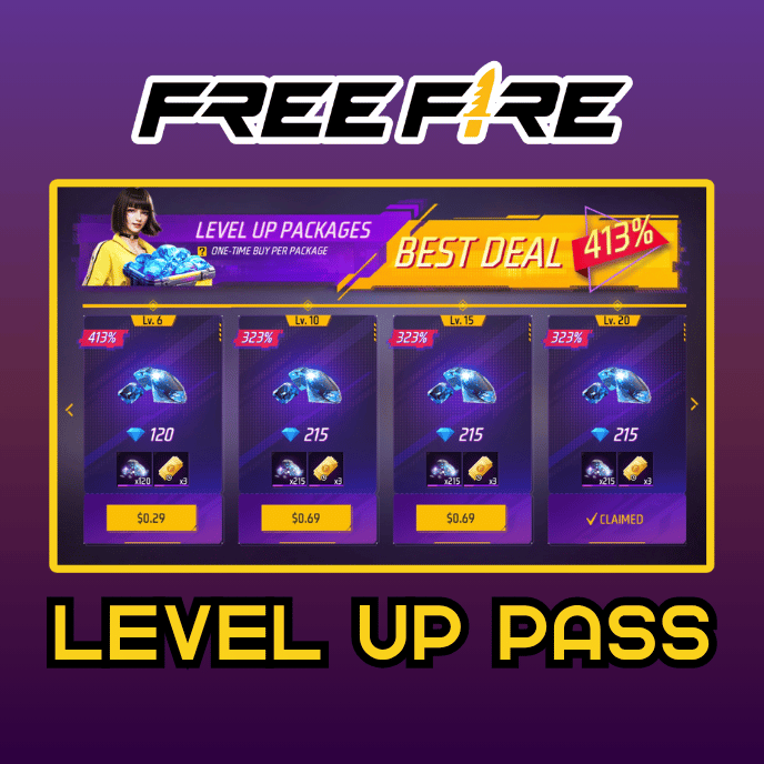Free Fire Level UP